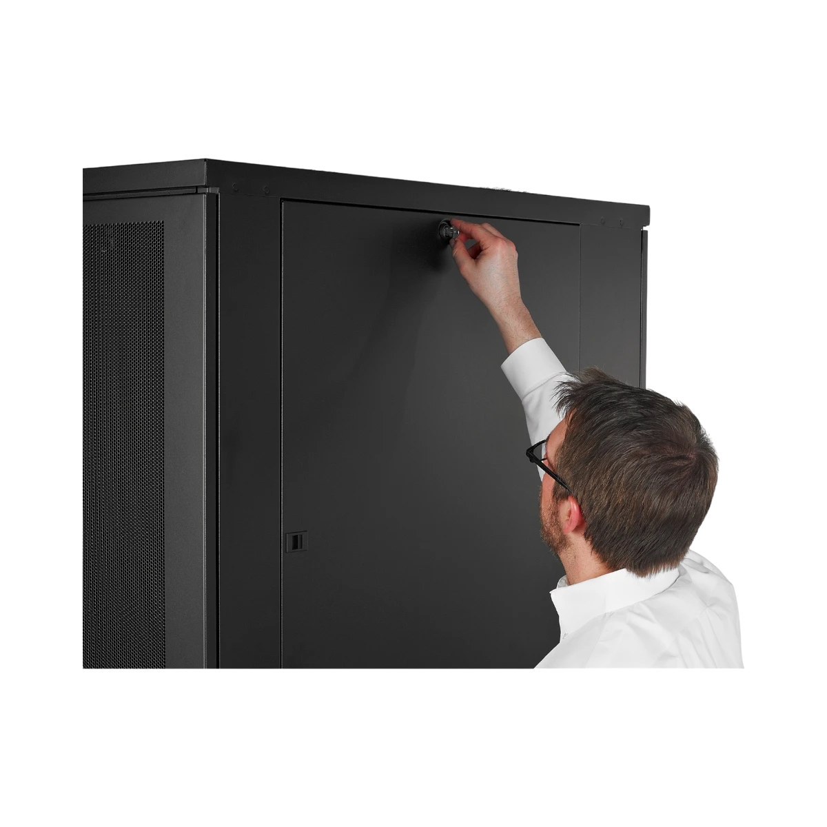 APC NetShelter SV 42U 800mm Wide x 1200mm Deep Enclosure with Sides Black — Being Shipped