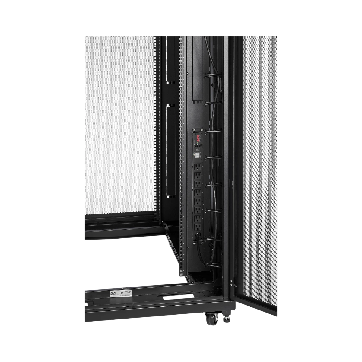 APC NetShelter SV 42U 800mm Wide x 1200mm Deep Enclosure with Sides Black — Being Shipped