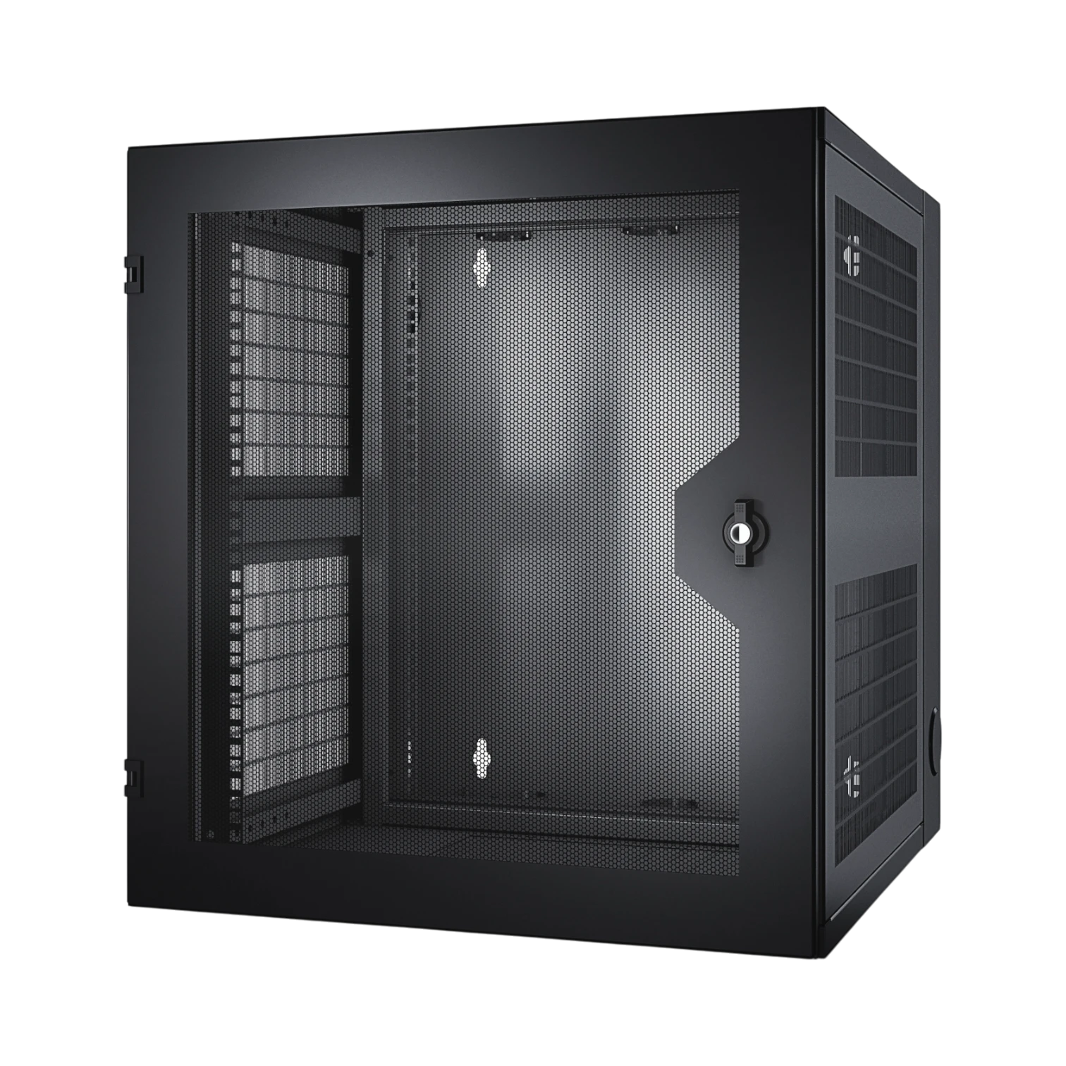 APC NetShelter 13U Wallmount Rack Cabinet Vented Door Double Hinged Server Depth — Being Shipped