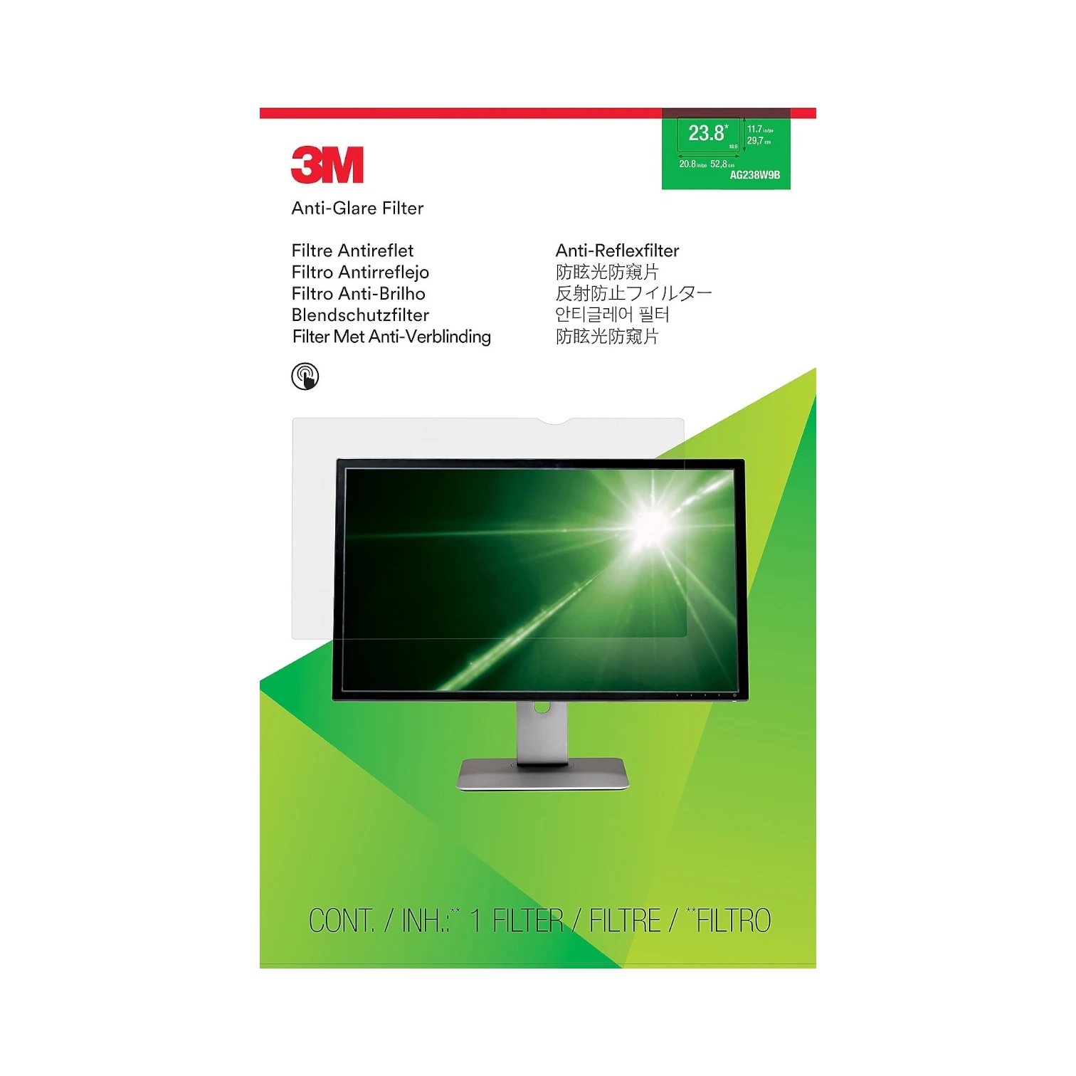 3M Anti-Glare Filter for 23.8" Widescreen Monitor — Being Shipped