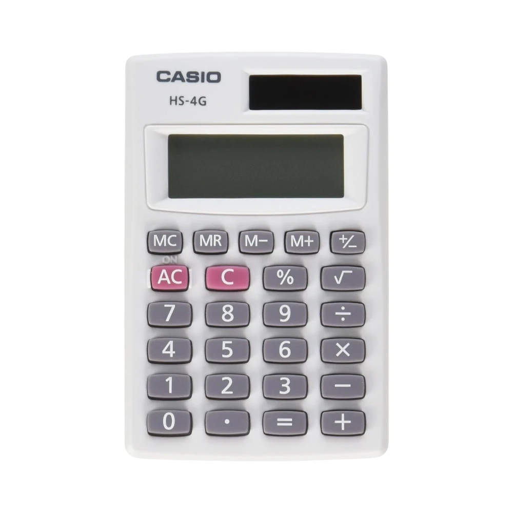 Casio 8-Digit Display Solar Power Pocket Calculator — Being Shipped