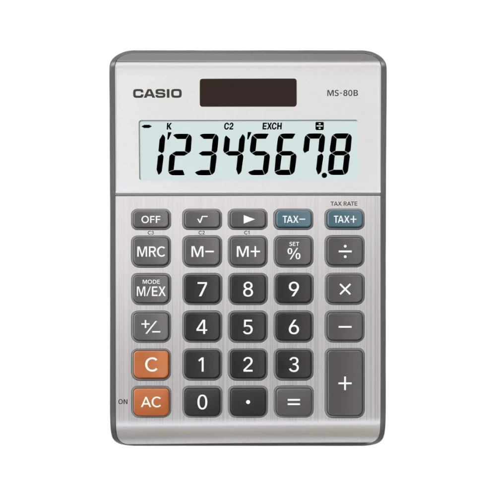 Casio 8-Digit Display & Solar Power Desktop Calculator — Being Shipped