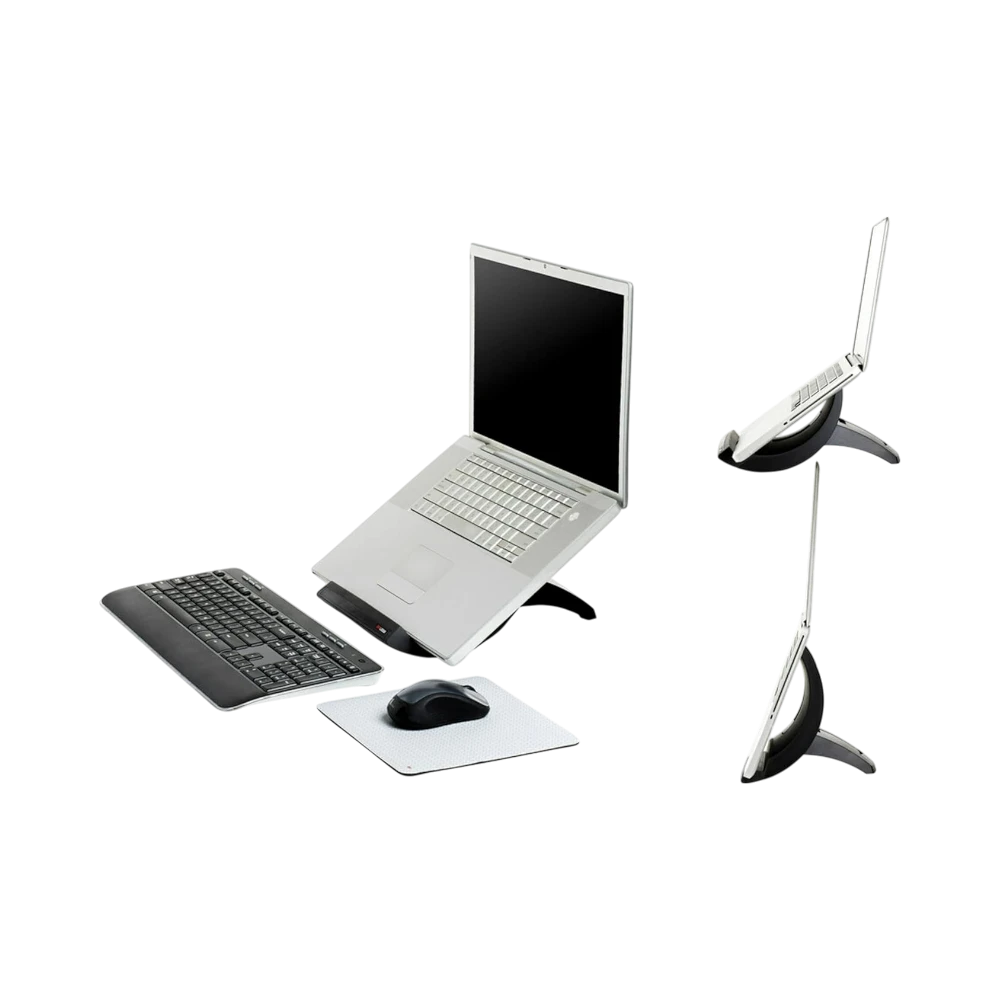 3M LX550 Vertical Notebook Riser (Black & Silver) — Being Shipped