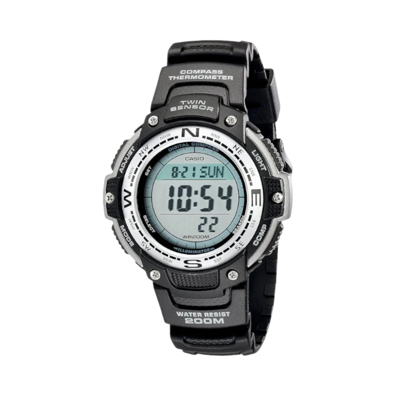 Casio Men's Digital Compass Sport Watch with Twin Sensors — Being Shipped