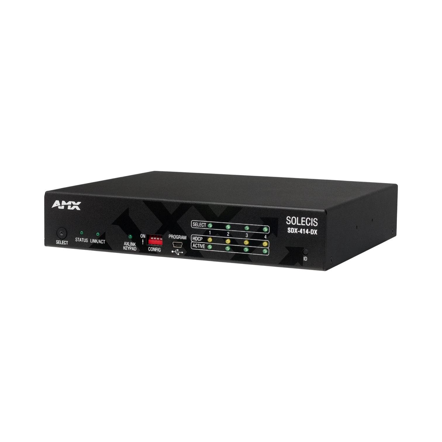 AMX SDX-414-DX Solecis 4x1 4K HDMI Digital Switcher with DXLink Output — Being Shipped