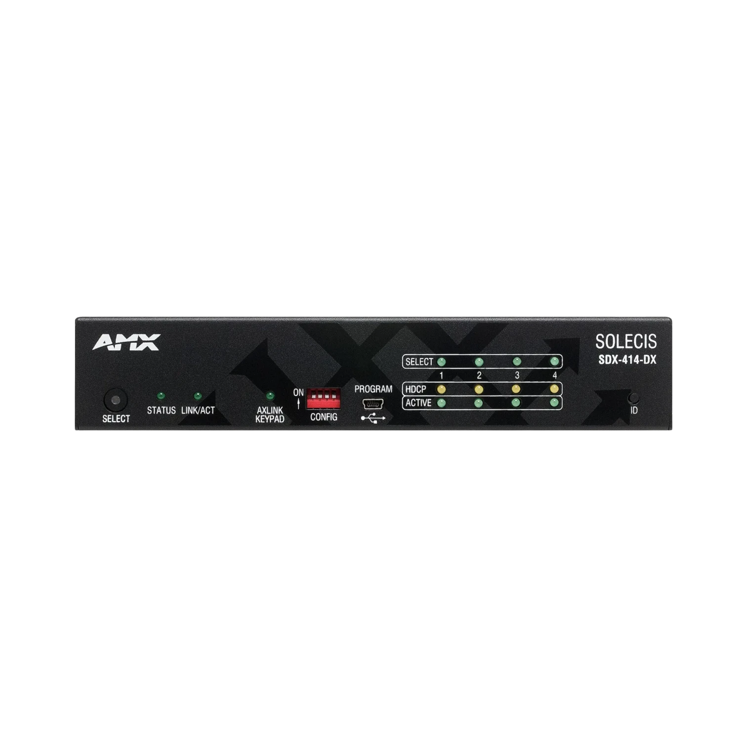 AMX SDX-414-DX Solecis 4x1 4K HDMI Digital Switcher with DXLink Output — Being Shipped