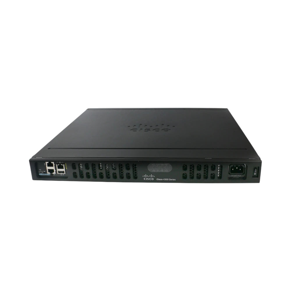 Cisco ISR4331 Voice Bundle Router with 3GE, 2NIM, 1SM, 4G Flash, 4G DRAM — Being Shipped