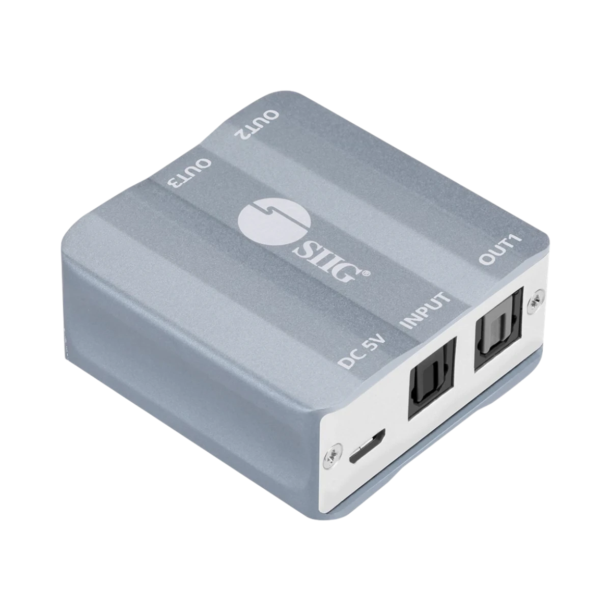 SIIG 1x3 Toslink S/PDIF Splitter, 192KHz, 24-bit Audio — Being Shipped