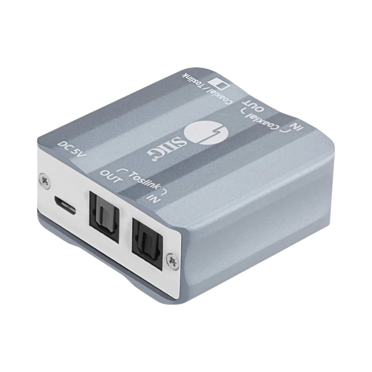 SIIG Bi-Directional 192KHz Toslink Coaxial Audio Converter — Being Shipped