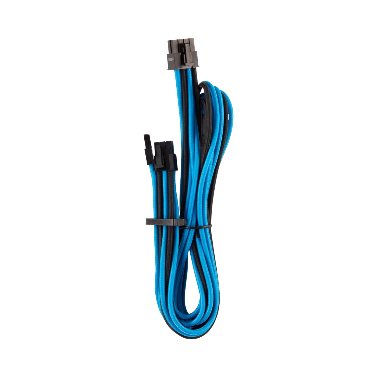 Corsair Premium Individually Sleeved PSU Cables Starter Kit Type 4 Gen 4 (Blue/Black) — Being Shipped