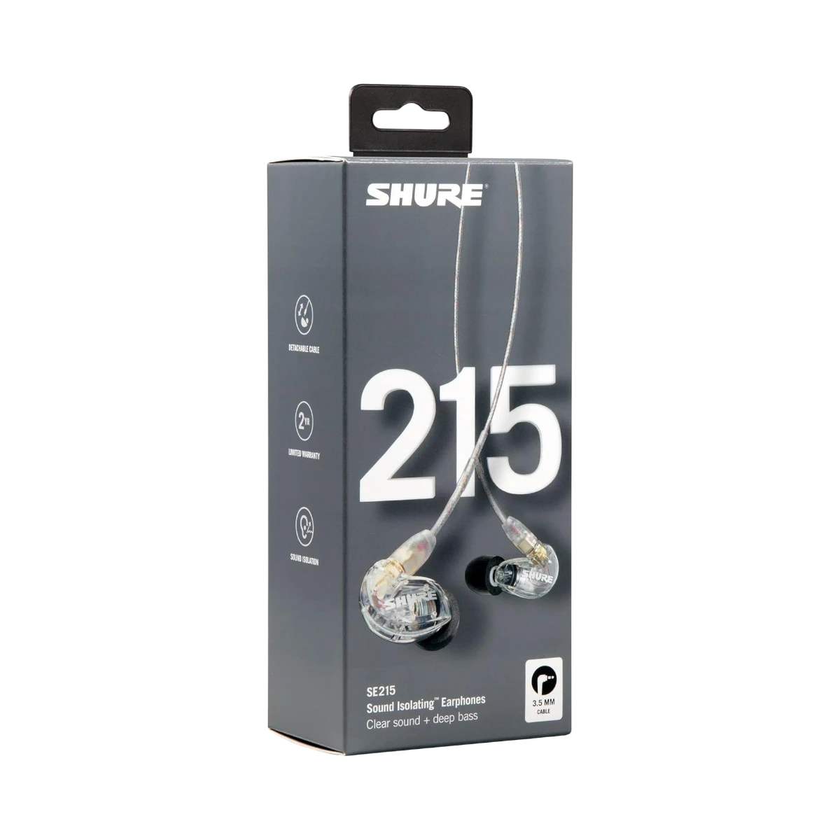 Shure SE215 Pro Sound-Isolating Earphones (Clear) — Being Shipped