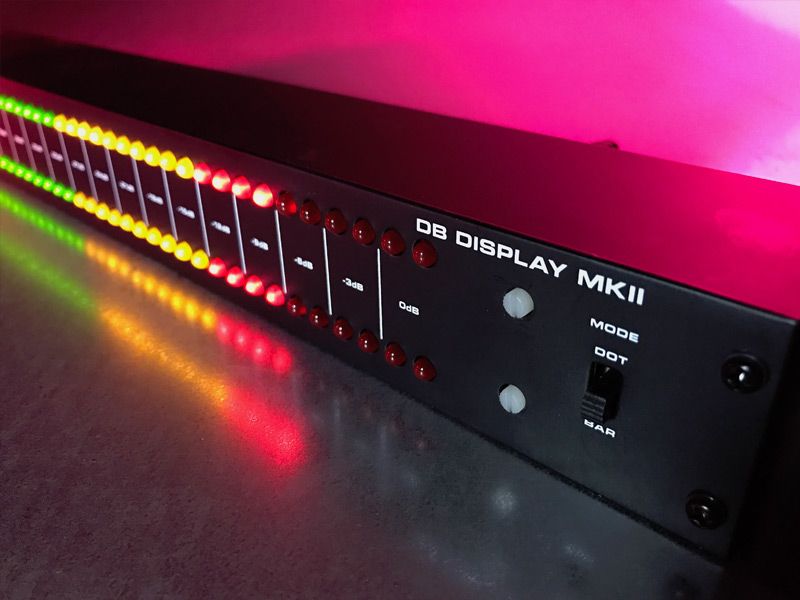 ADJ DB 19" 5V Display MKII DJ Mixer  LED Db Level Display — Being Shipped