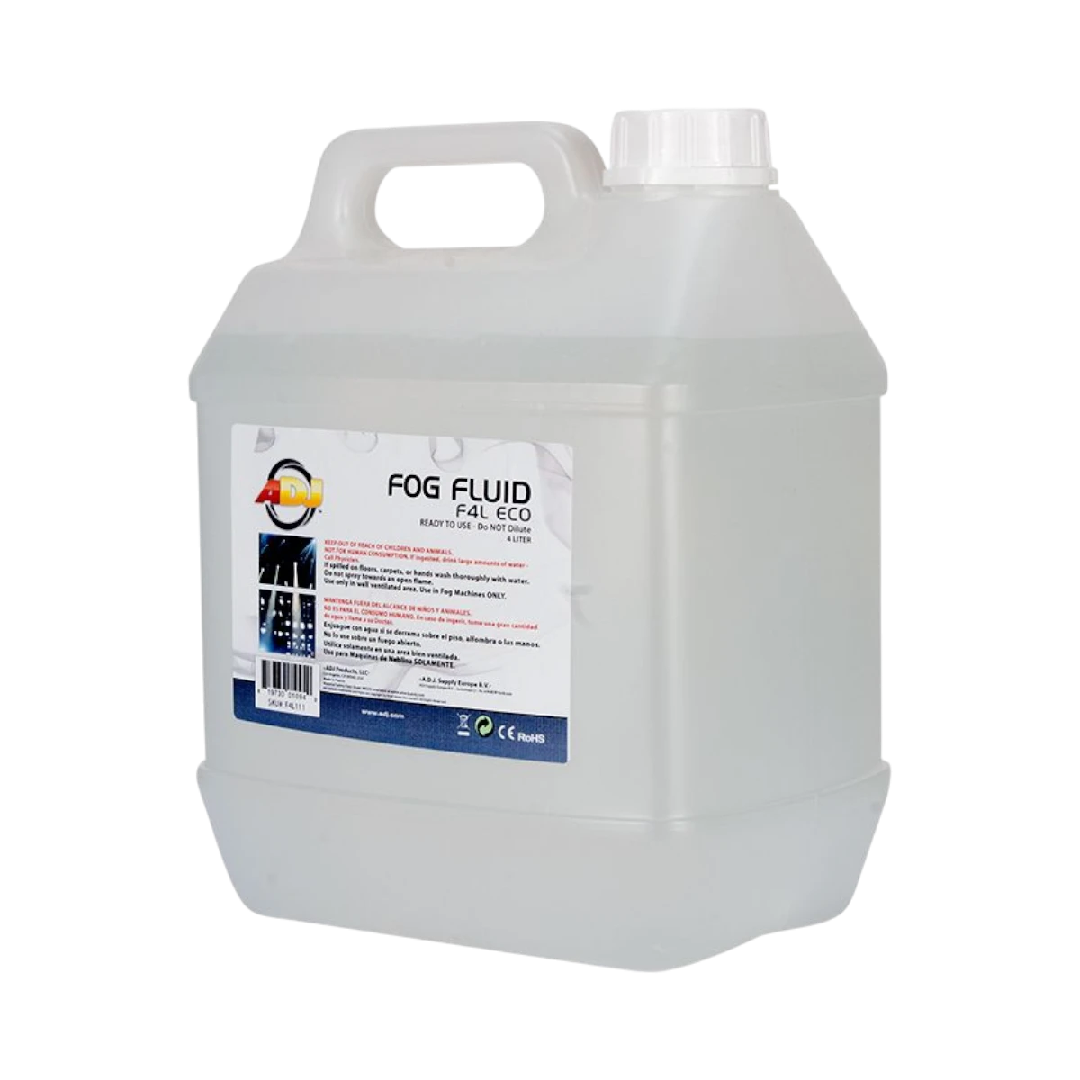 ADJ F4L ECO Fog Machine Liquid for Water Based Fog Machine — Being Shipped