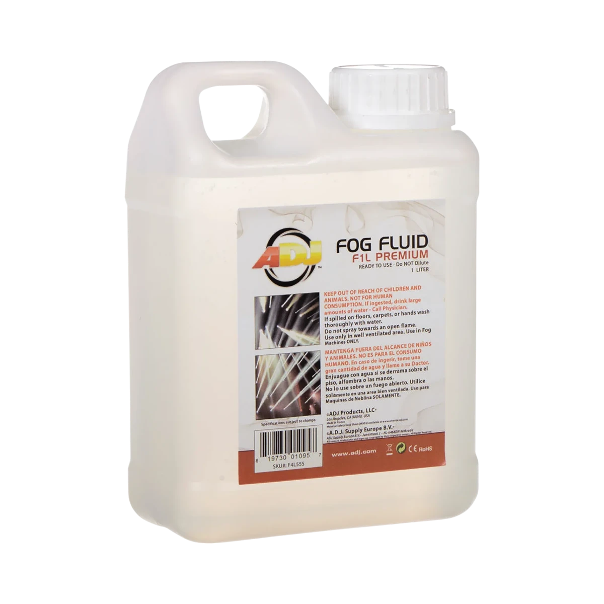 ADJ F1L Premium Water Based Fog Fluid (1 Liter) — Being Shipped