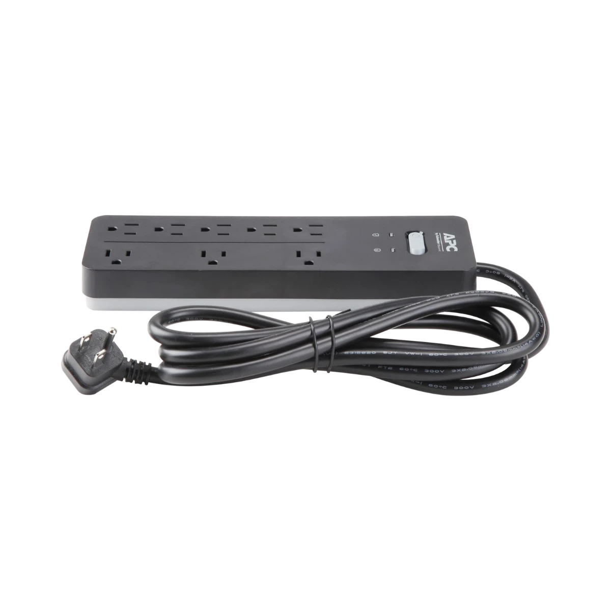 APC Home Office SurgeArrest 8-Outlet Surge Protector (6', 120V, Black) — Being Shipped