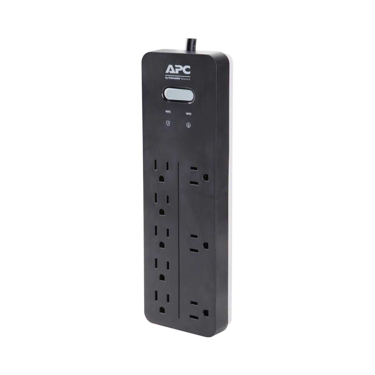 APC Home Office SurgeArrest 8-Outlet Surge Protector (6', 120V, Black) — Being Shipped