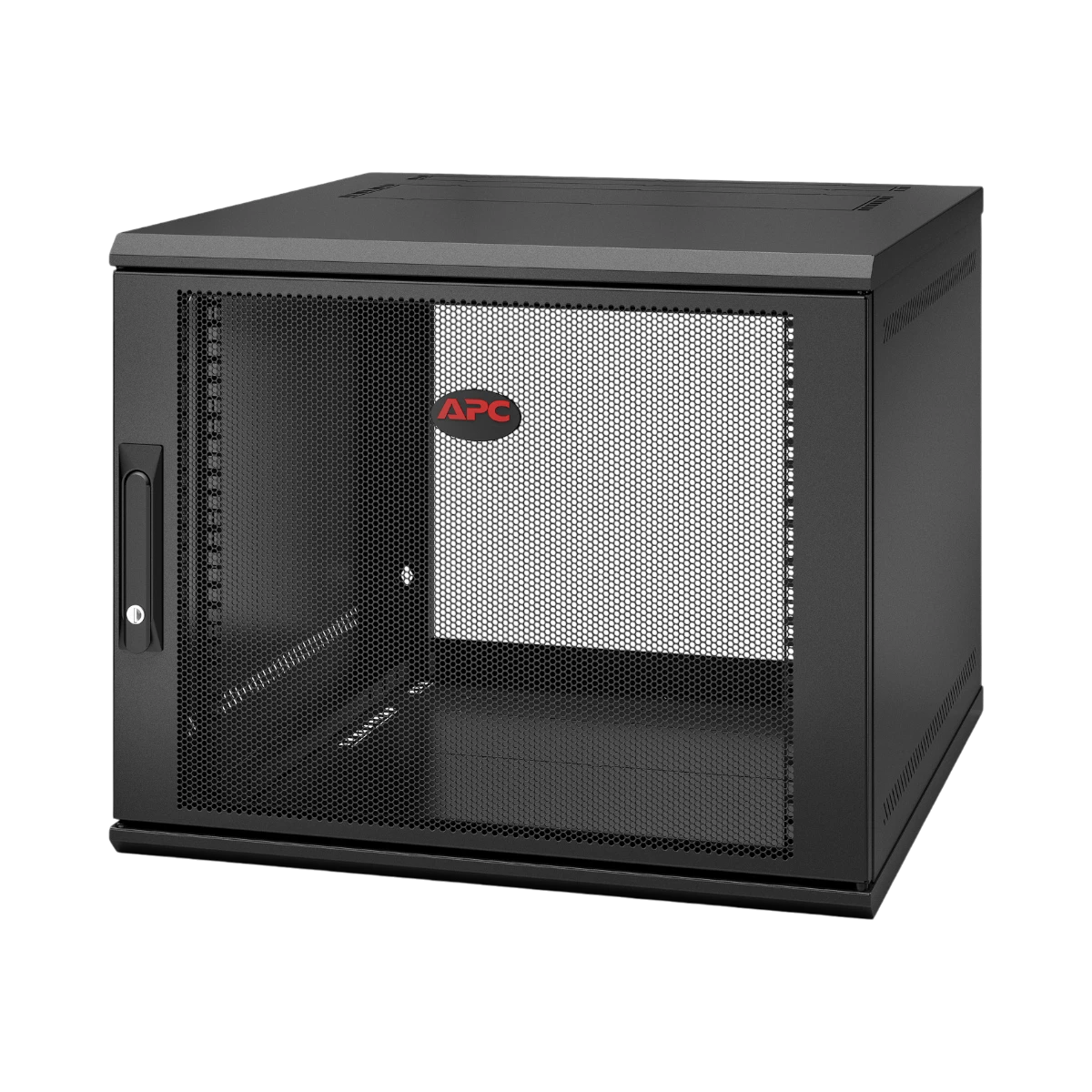 APC NetShelter 9U Wallmount Rack Enclosure Cabinet Single Hinged Server Depth — Being Shipped