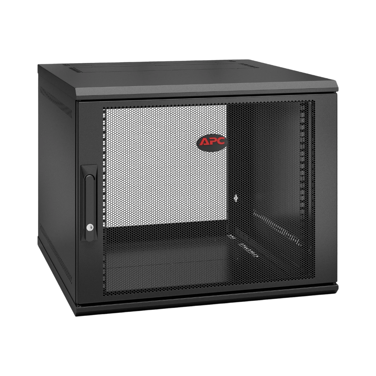 APC NetShelter 9U Wallmount Rack Enclosure Cabinet Single Hinged Server Depth — Being Shipped