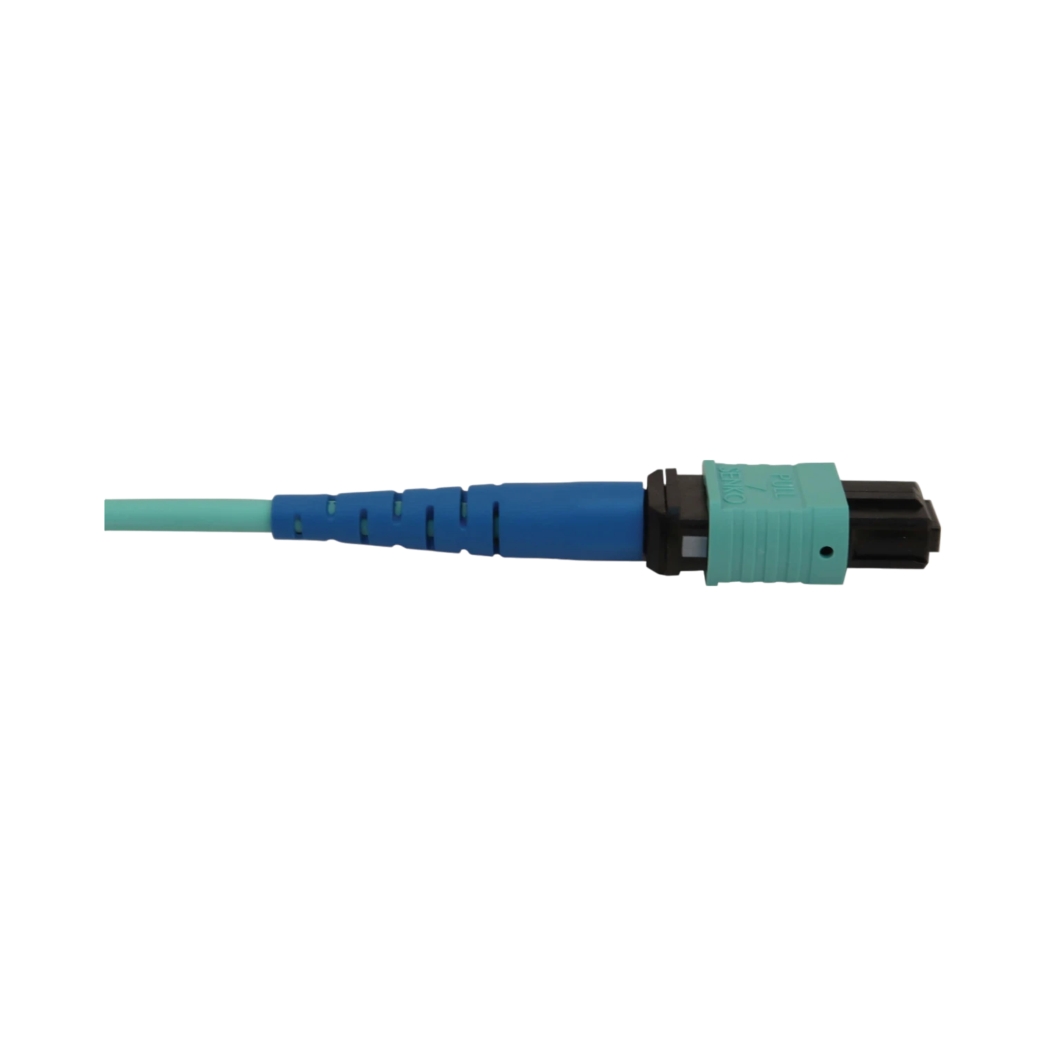 Tripp Lite 40/100/400G Multimode 50/125 OM3 Fiber Optic Cable (24F MTP/MPO-PC F/F), LSZH, Aqua, 15 m (49.2 ft.) — Being Shipped