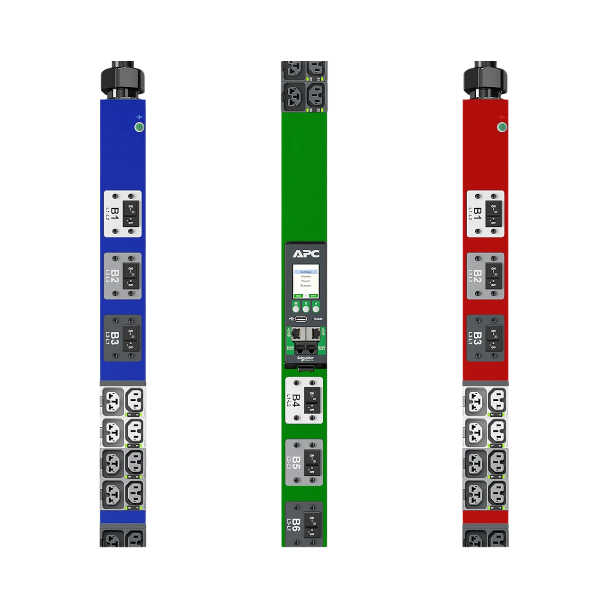 APC NetShelter Rack PDU Advanced, Switched Metered Outlet, 3Phase, 17.3kW, 208V 60A, 42 Outlets, 460P9 — Being Shipped