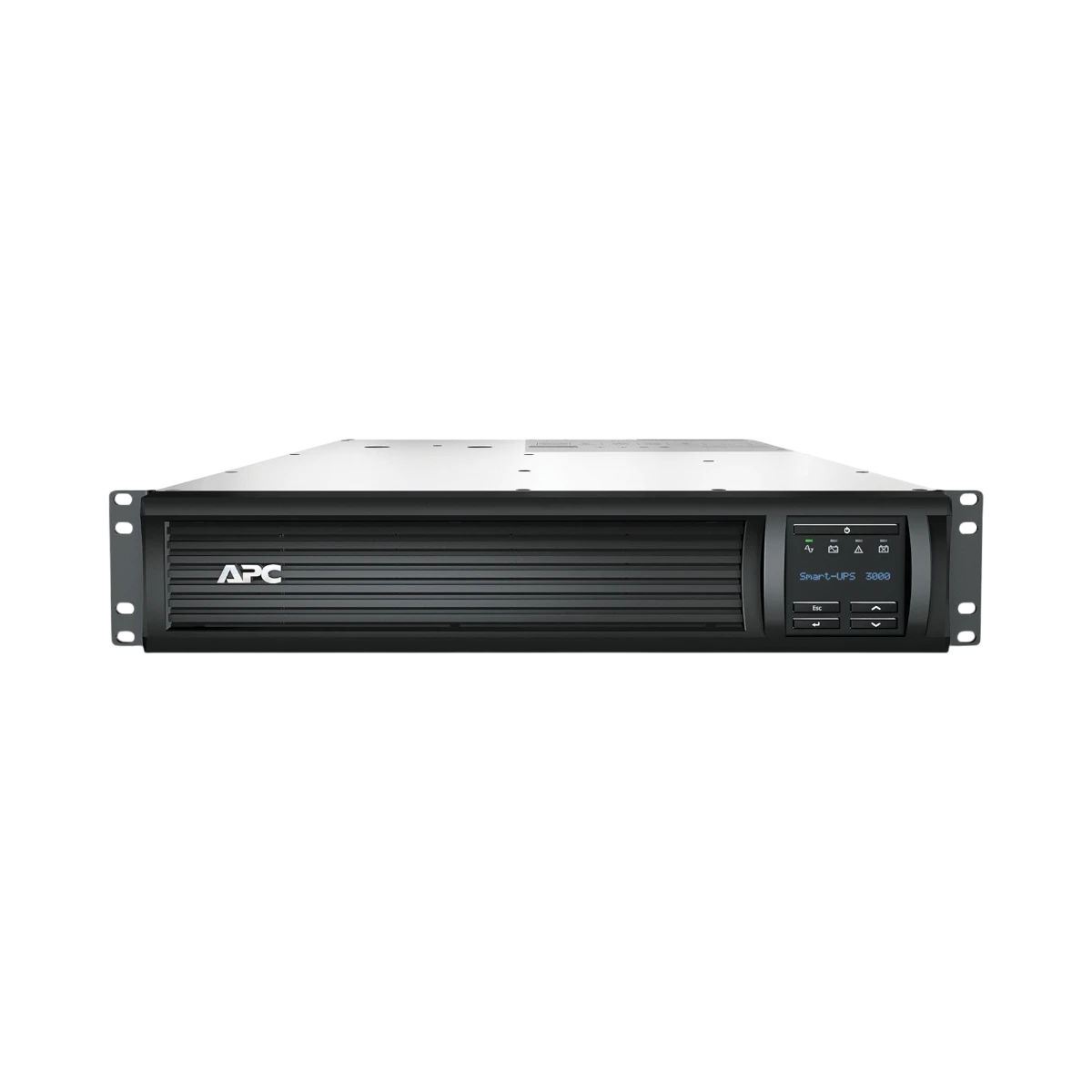 APC Smart-UPS, Line Interactive, 3kVA, Rackmount 2U, 120V, 6x NEMA 5-15R+NEMA 5-20R outlets, SmartSlot, AVR, LCD, TAA — Being Shipped