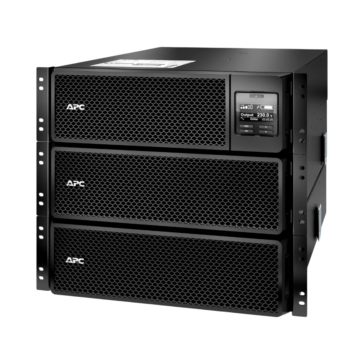 APC Smart-UPS On-Line, 10kVA/10kW, Rackmount 6U, 208V, 4x L6-20R+2x L6-30R NEMA outlets, Network Card+SmartSlot, Extended runtime, W/ rail kit — Being Shipped