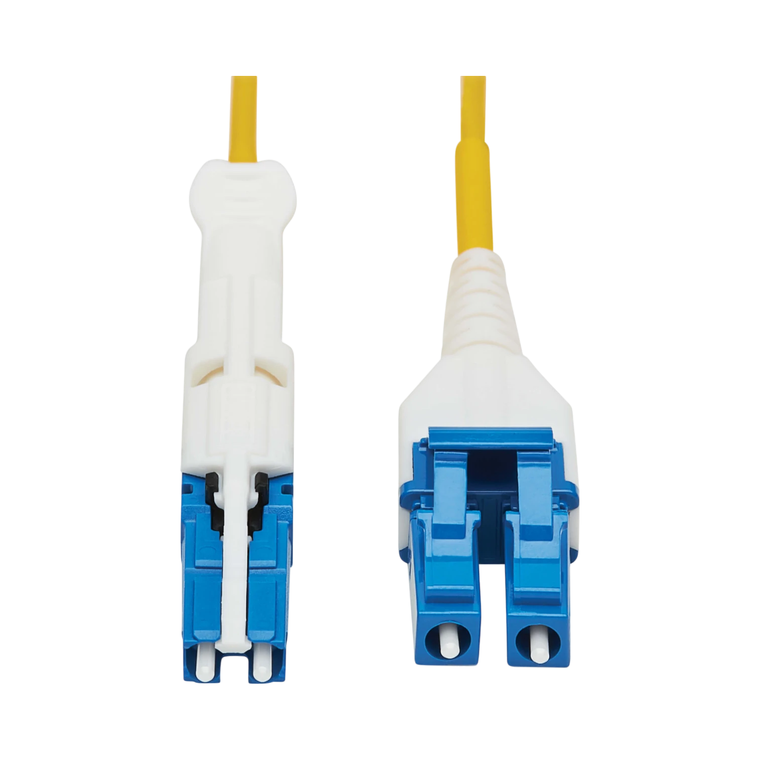 Tripp Lite 400G Duplex Singlemode 9/125 OS2 Fiber Optic Cable (CS-UPC/LC-UPC), Round LSZH Jacket, Yellow, 3 m — Being Shipped