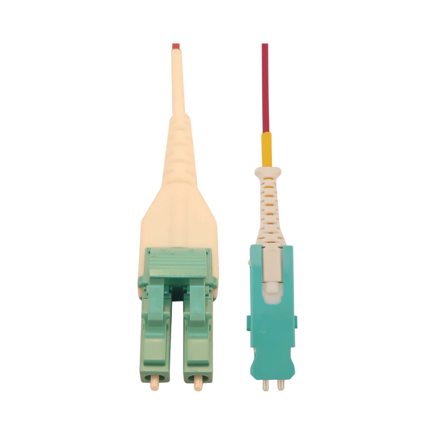 Tripp Lite 40/100/400G Multimode 50/125 OM4 Fiber Optic Cable (Duplex SN-PC to Duplex LC-PC M/M), LSZH, Magenta, 2 m (6.6 ft.) — Being Shipped