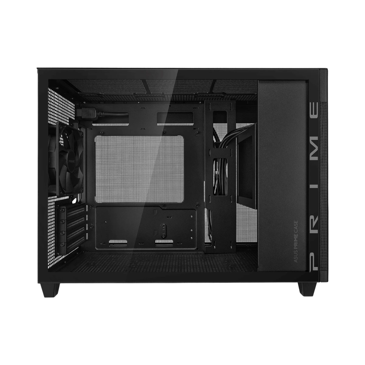 ASUS Prime AP201 Micro-ATX Case (Black, Tempered Glass) — Being Shipped