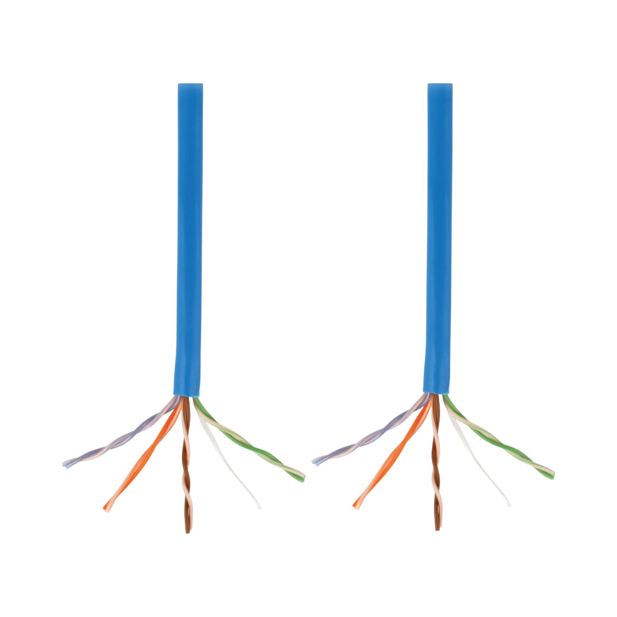 Tripp Lite Cat5e 350 MHz Solid Core Plenum-Rated (UTP) PVC Bulk Ethernet Cable, Blue, 1000 ft. (304.8 m) — Being Shipped