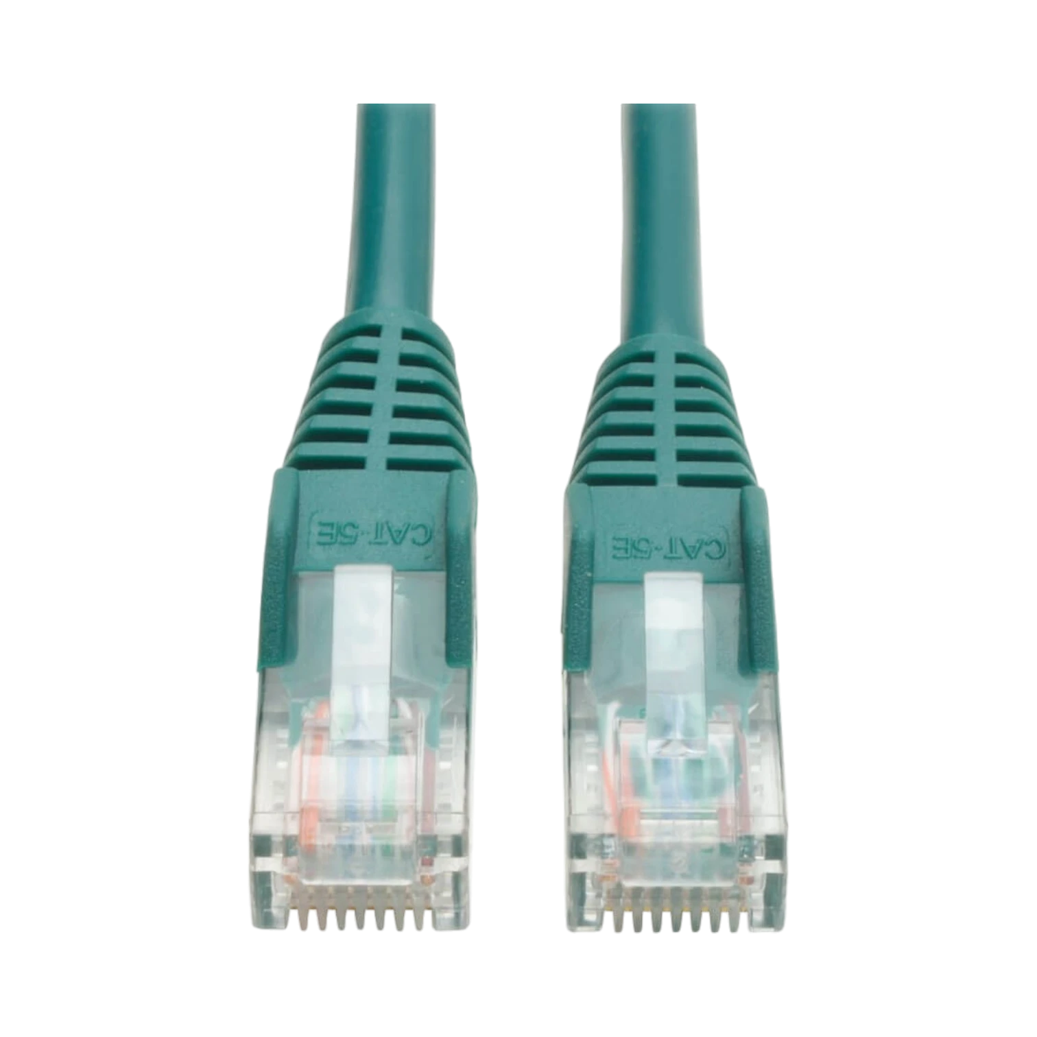 Tripp Lite Cat5e 350 MHz Snagless Molded (UTP) Ethernet Cable (RJ45 M/M), PoE, Green, 15ft. (4.57 m) — Being Shipped