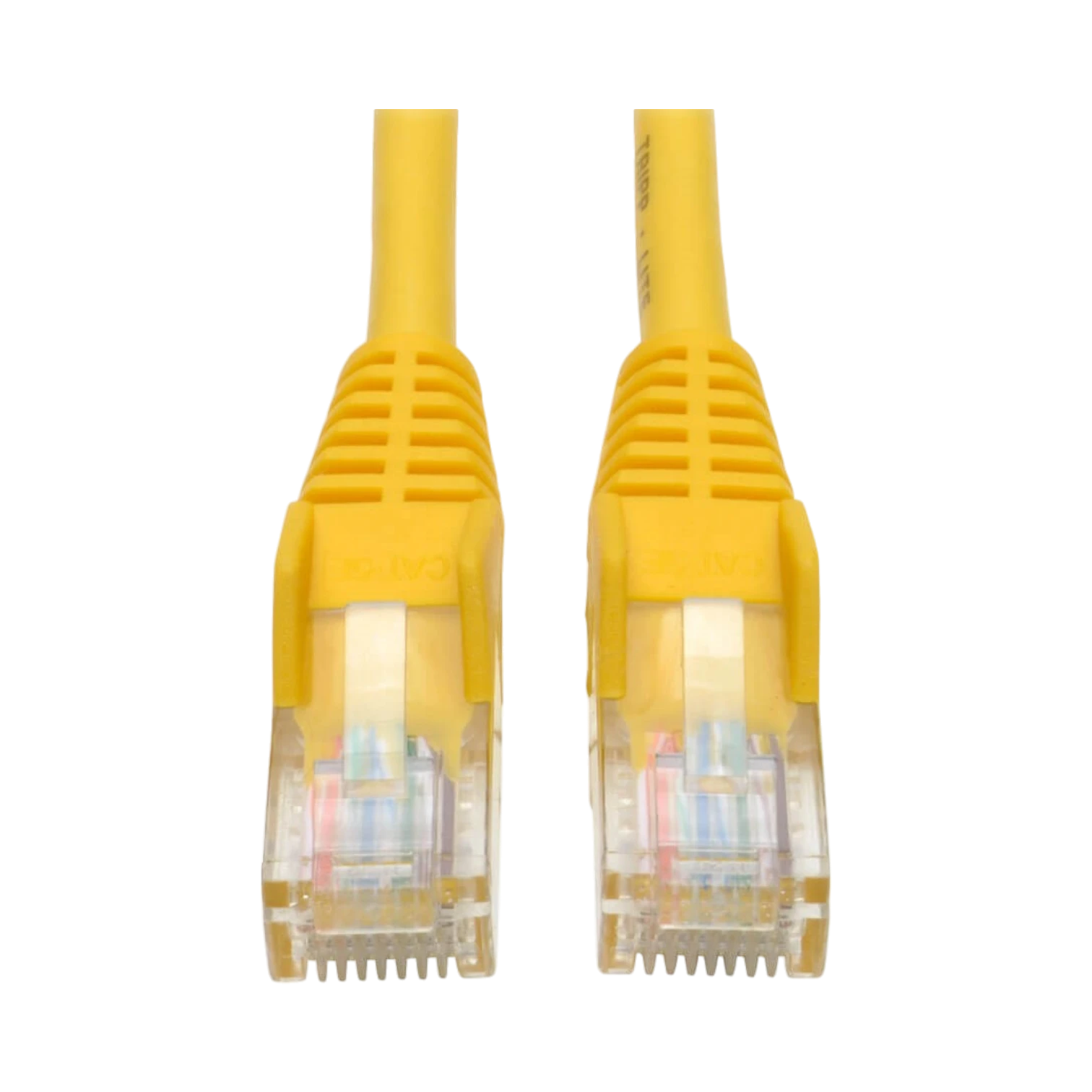 Tripp Lite Cat5e 350 MHz Snagless Molded (UTP) Ethernet Cable (RJ45 M/M), PoE, Yellow, 5ft. (1.52 m) — Being Shipped