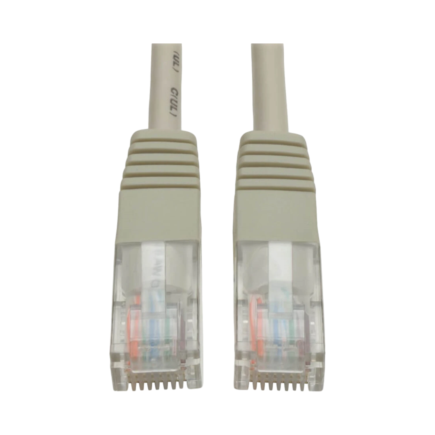 Tripp Lite Cat5e 350 MHz Molded (UTP) Ethernet Cable (RJ45 M/M), PoE, Gray, 10 ft. (3.05 m) — Being Shipped