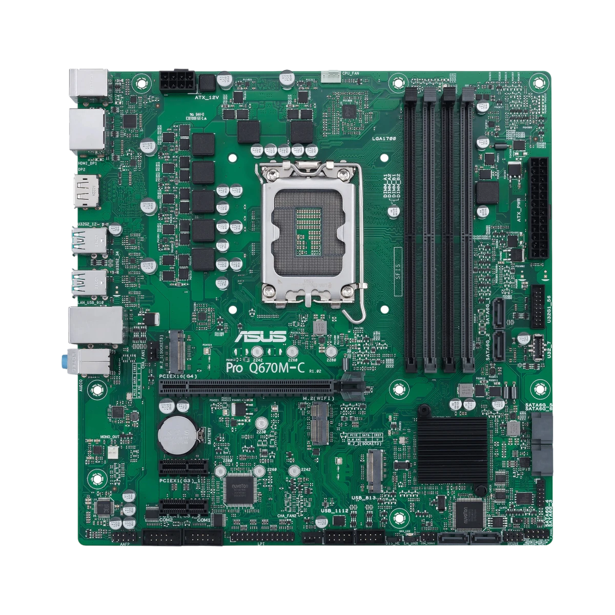 ASUS Pro Q670M-C-CSM LGA 1700 Micro-ATX Commercial Motherboard — Being Shipped