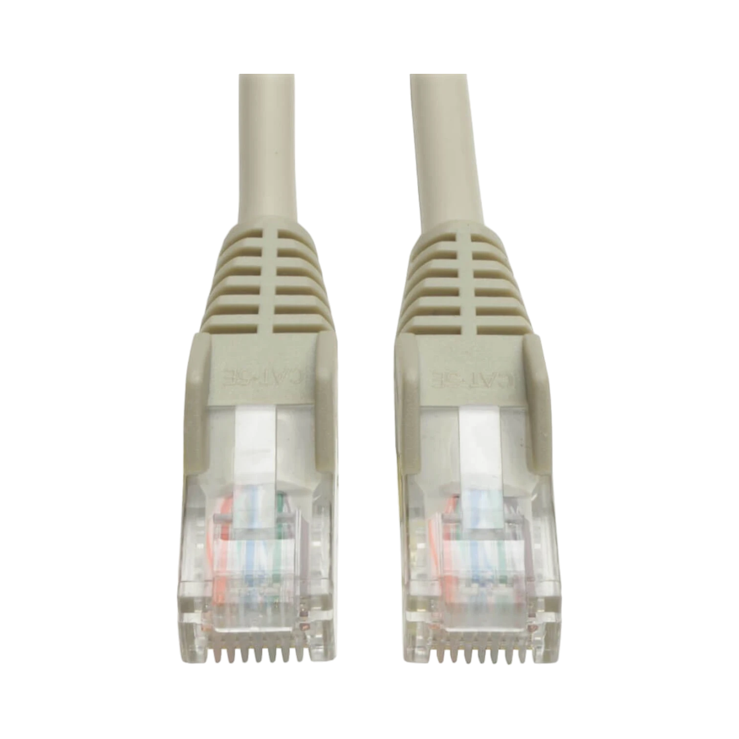 Tripp Lite Cat5e 350 MHz Snagless Molded (UTP) Ethernet Cable (RJ45 M/M), PoE, Gray, 75 ft. (22.86 m) — Being Shipped