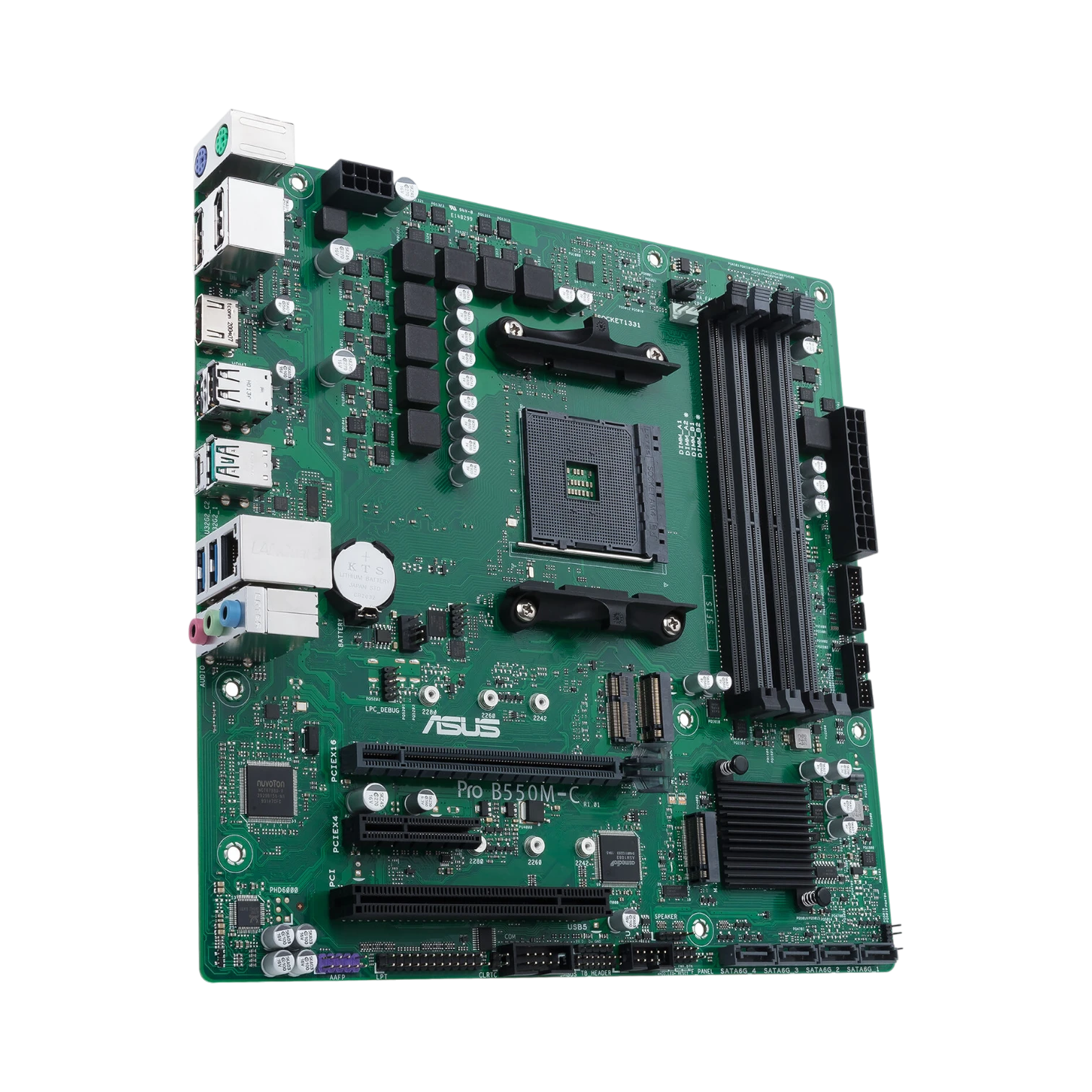 ASUS Pro B550M-C/CSM AM4 Micro-ATX Commercial Motherboard — Being Shipped