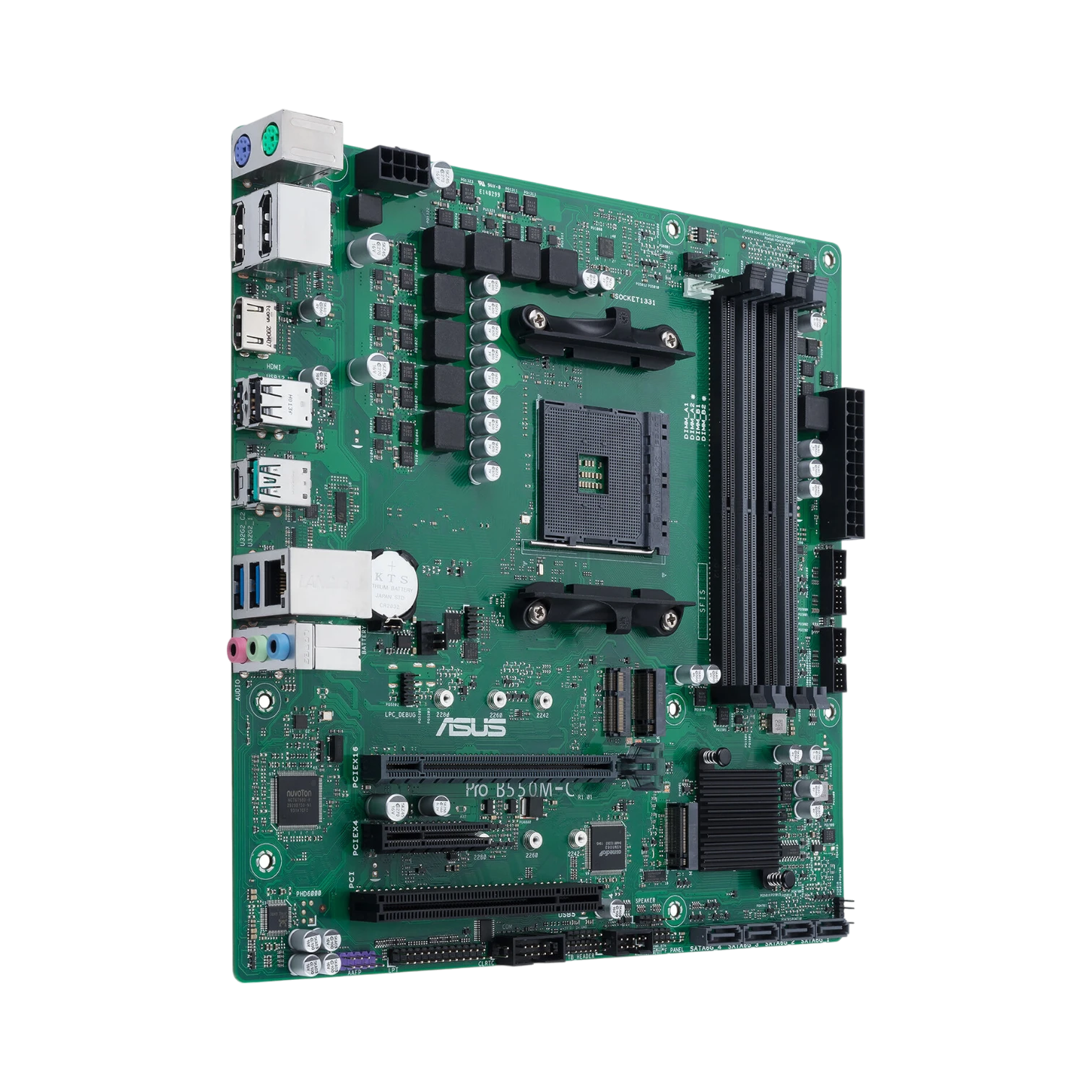 ASUS Pro B550M-C/CSM AM4 Micro-ATX Commercial Motherboard — Being Shipped