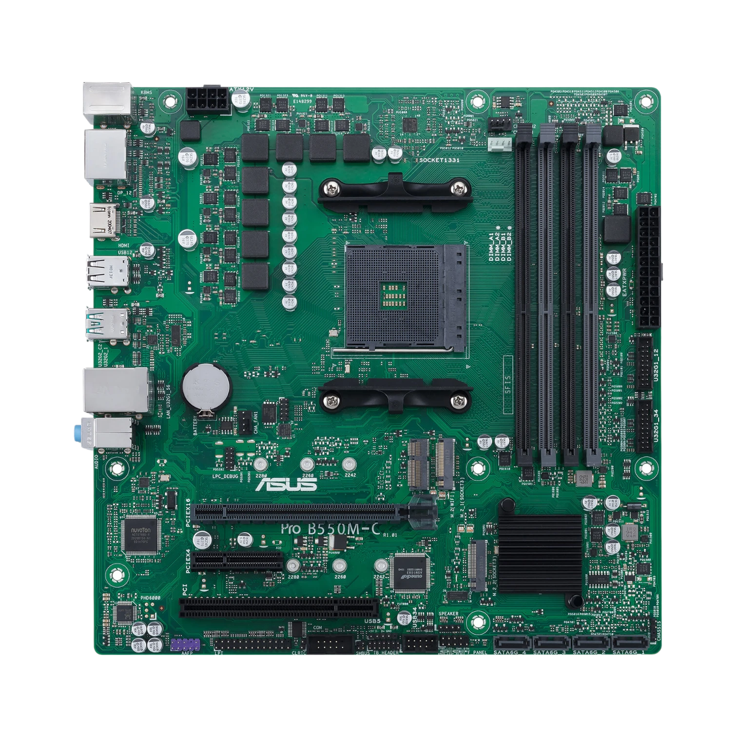 ASUS Pro B550M-C/CSM AM4 Micro-ATX Commercial Motherboard — Being Shipped