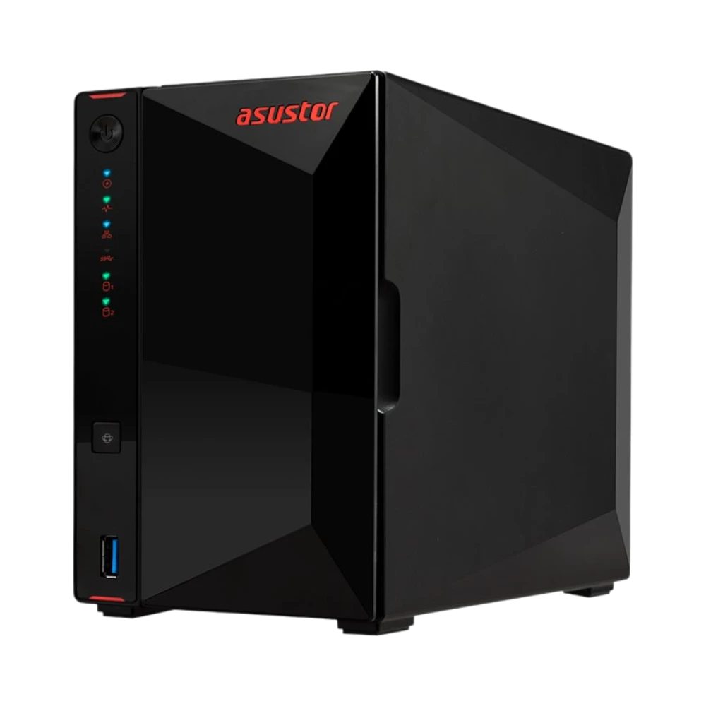 Asustor Nimbustor 2 AS5202T 2x2.5GbE Ports 2-Bay 2.0GHz Dual-Core NAS Server — Being Shipped