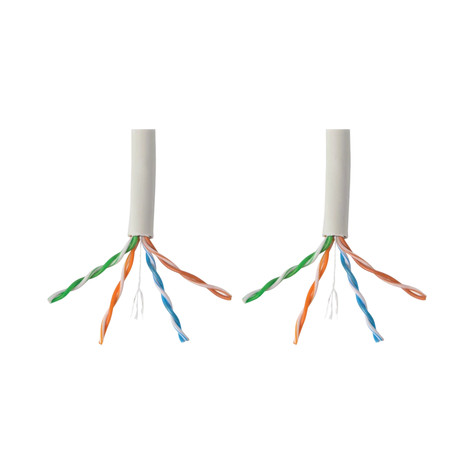 Tripp Lite Cat6 Gigabit Bulk UTP Stranded 24 AWG CMR PVC Cable, White, 1000 ft. (304.8 m) TAA — Being Shipped