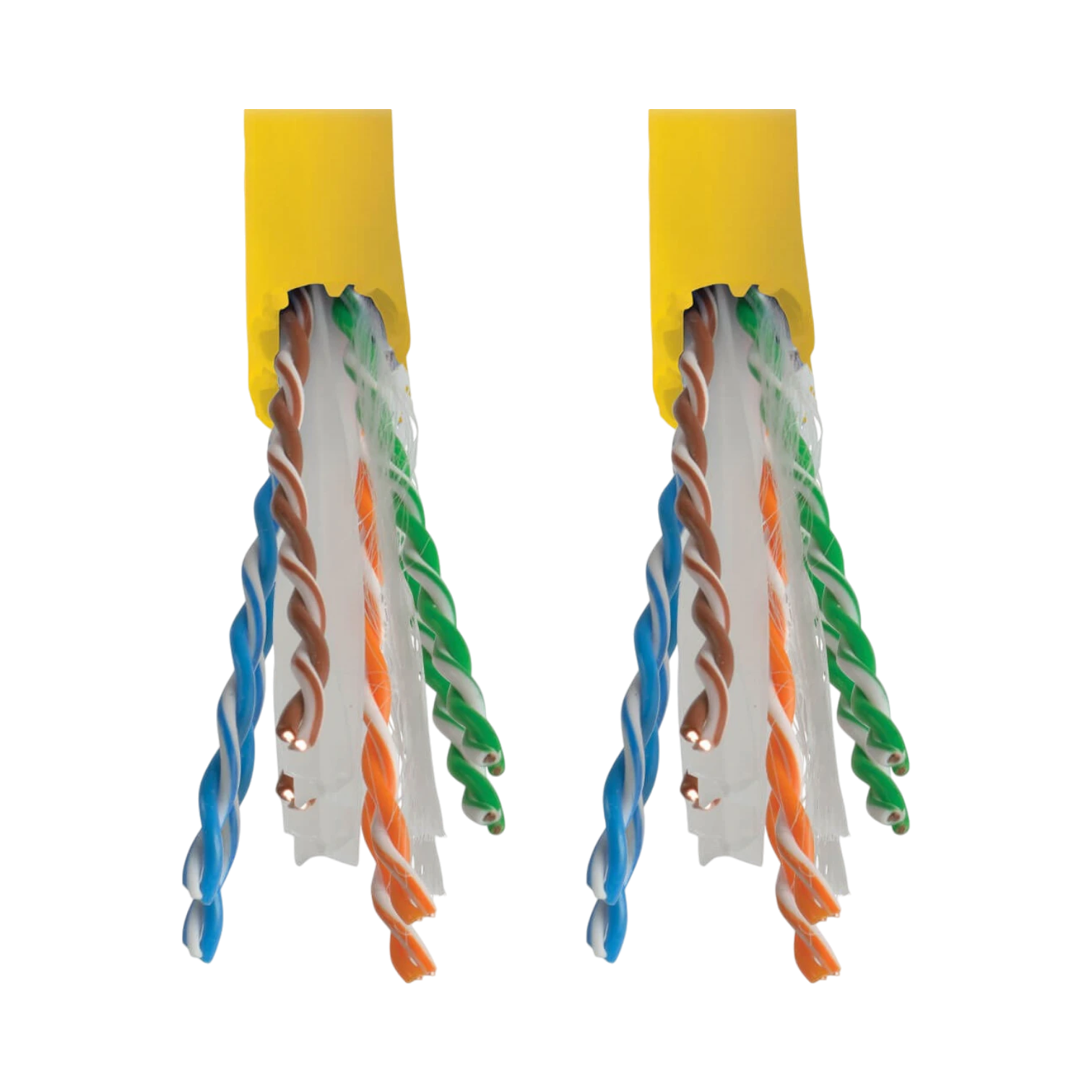 Tripp Lite Cat6 Gigabit Solid Core UTP PVC Bulk Ethernet Cable, Yellow, 1000 ft. (304.8 m), TAA — Being Shipped