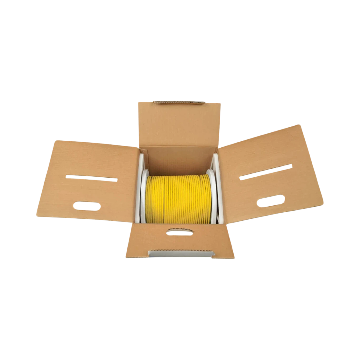 Tripp Lite Cat6 Gigabit Solid Core UTP PVC Bulk Ethernet Cable, Yellow, 1000 ft. (304.8 m), TAA — Being Shipped