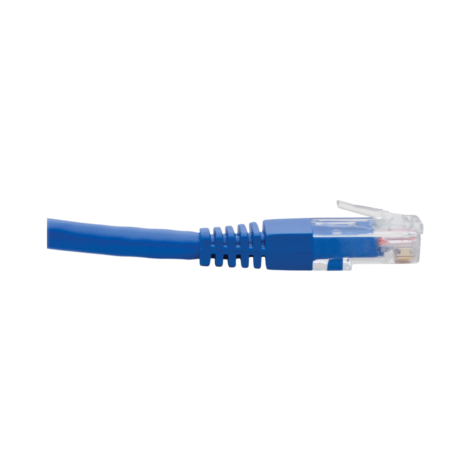 Tripp Lite Down-Angle Cat6 Gigabit Molded UTP Ethernet Cable (RJ45 Right-Angle Down M to RJ45 M), Blue, 1 ft. (0.31 m) — Being Shipped