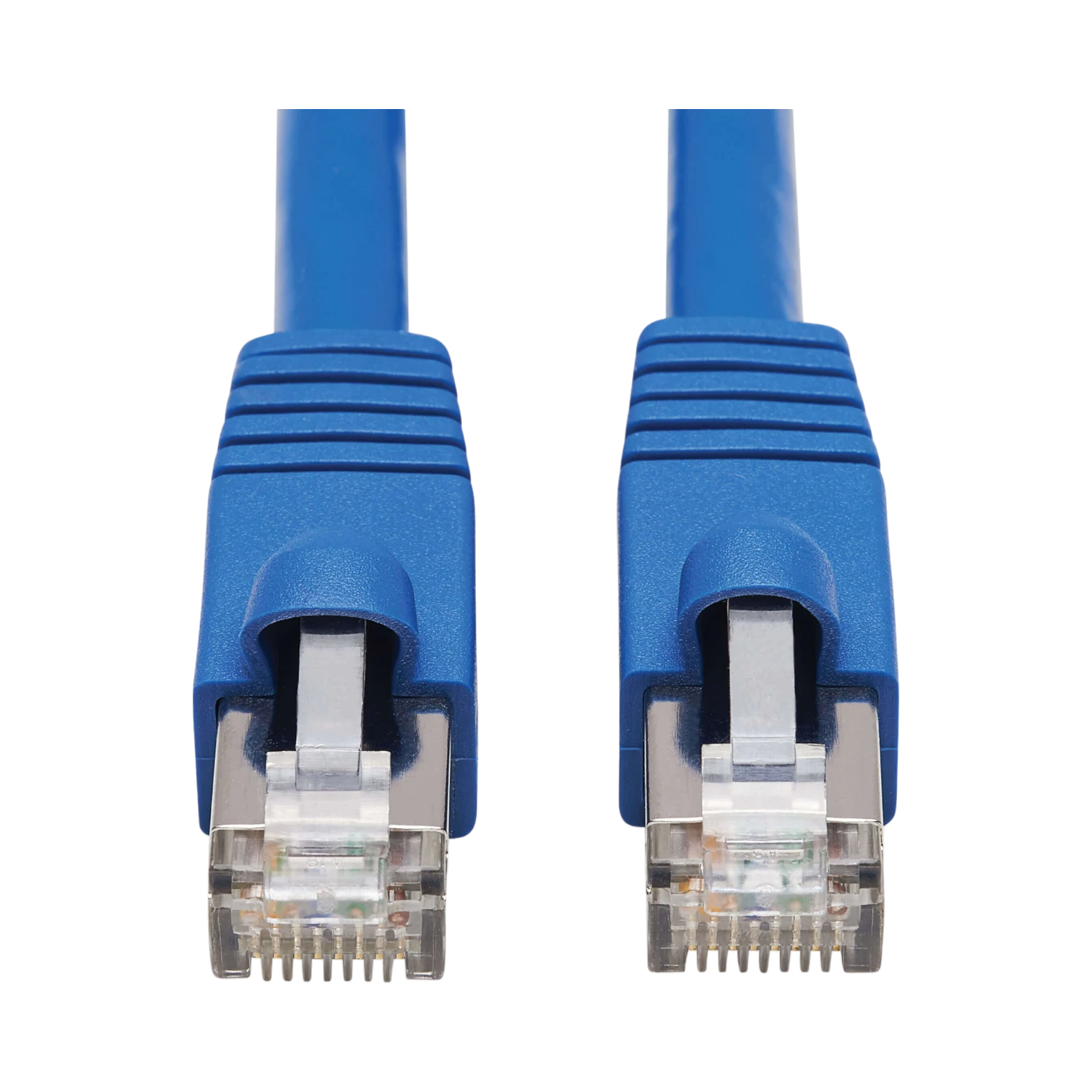 Tripp Lite Cat6a 10G Snagless F/UTP Ethernet Cable (RJ45 M/M), PoE, CMR-LP, Blue, 3 ft. (0.91 m), TAA — Being Shipped