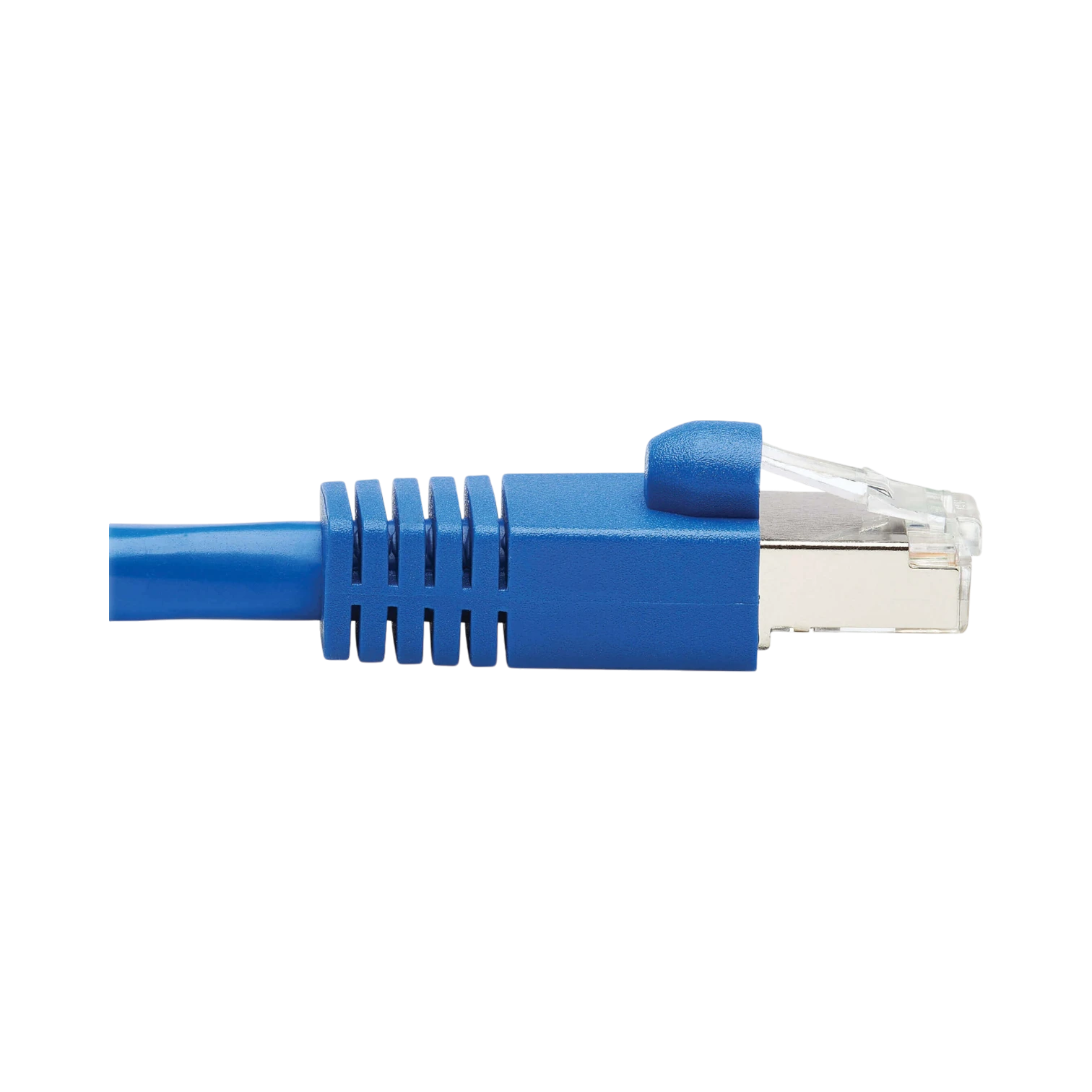 Tripp Lite Cat6a 10G Snagless F/UTP Ethernet Cable (RJ45 M/M), PoE, CMR-LP, Blue, 3 ft. (0.91 m), TAA — Being Shipped