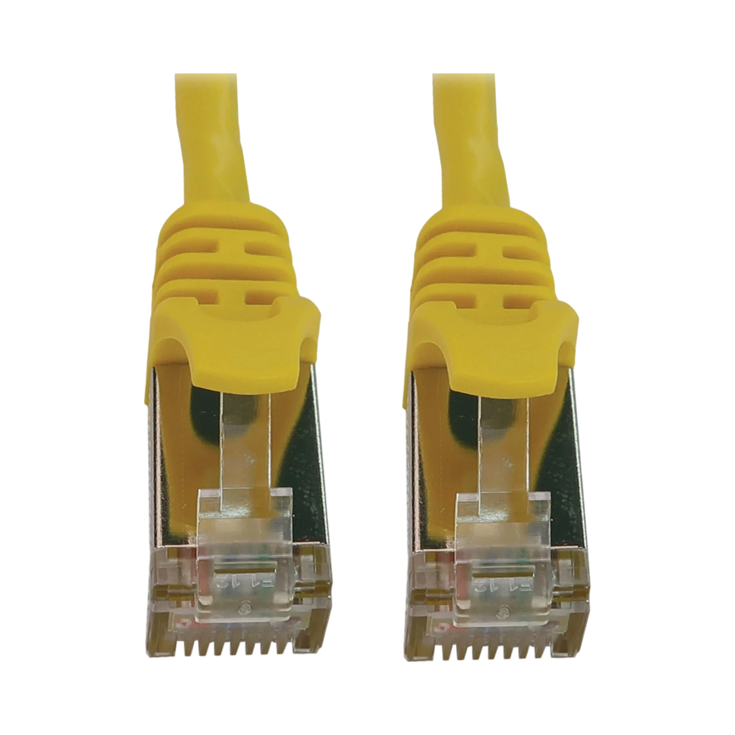 Tripp Lite Cat6a 10G Snagless Shielded Slim STP Ethernet Cable (RJ45 M/M), PoE, Yellow, 7 ft. (2.1 m) — Being Shipped