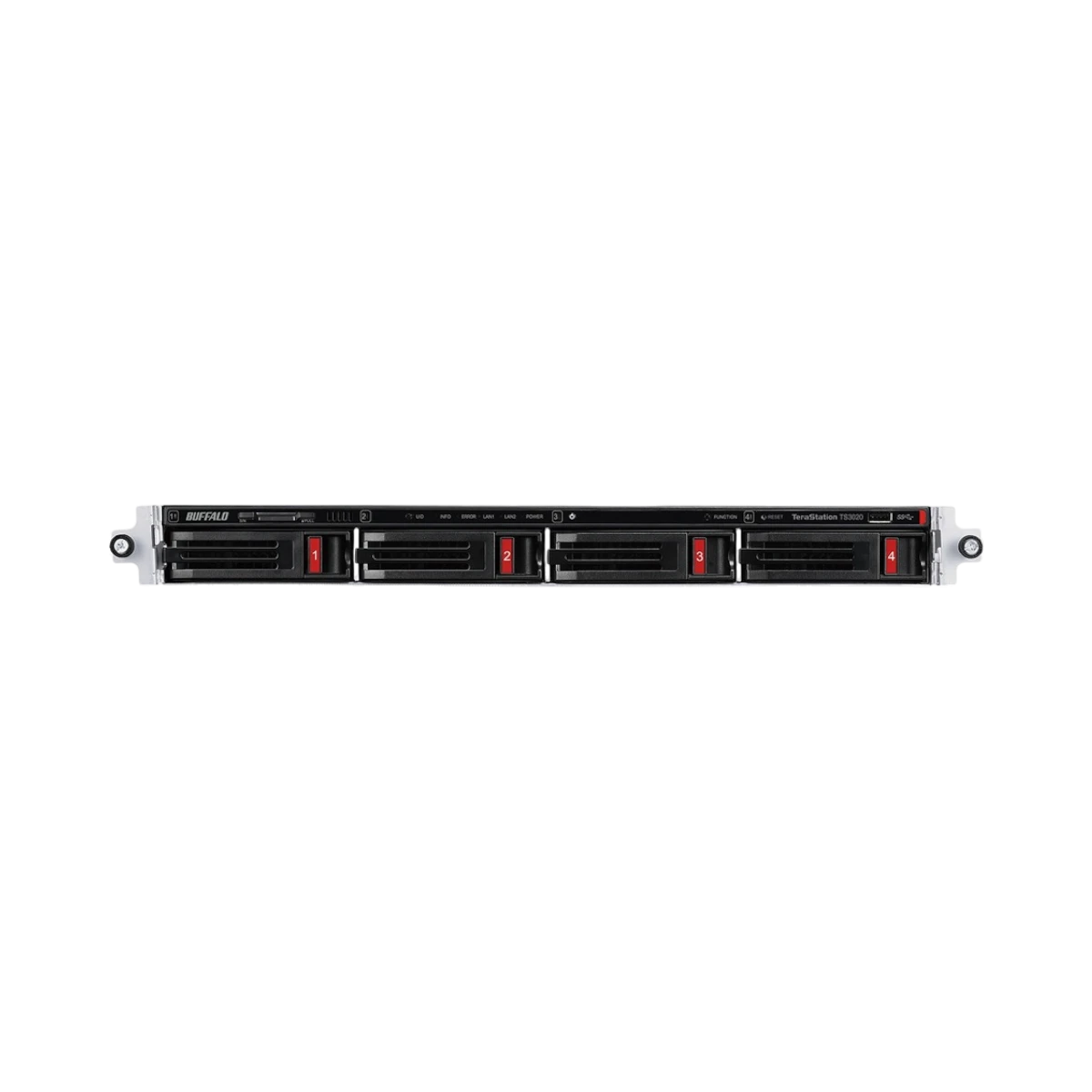 Buffalo TeraStation 3420RN Partially Populated 8TB 4-Bay 1U Rackmount NAS Server (2 x 4TB) — Being Shipped