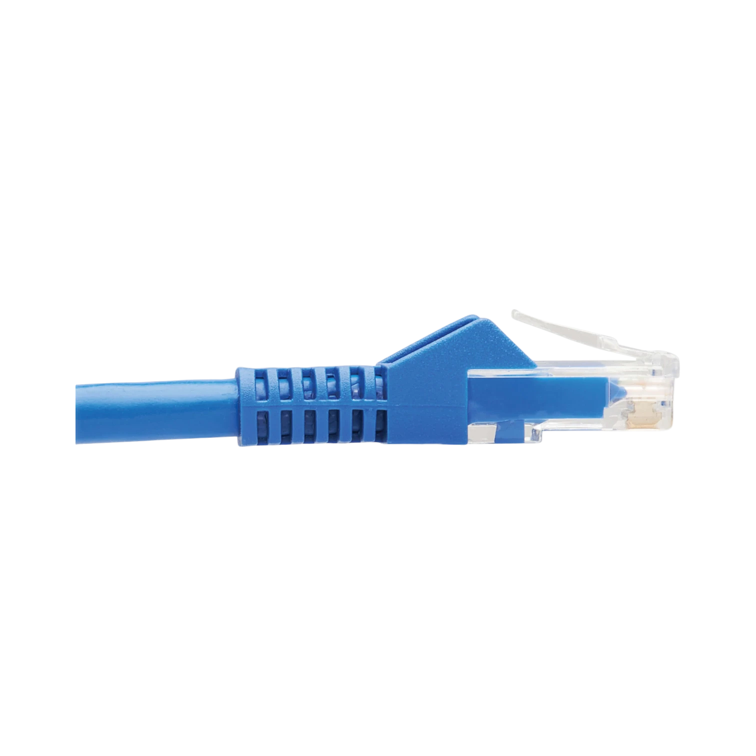 Tripp Lite M12 X-Code Cat6 1G UTP CMR-LP Ethernet Cable (Right-Angle M12 M/RJ45 M), IP68, PoE, Blue, 3 m (9.8 ft.), TAA — Being Shipped