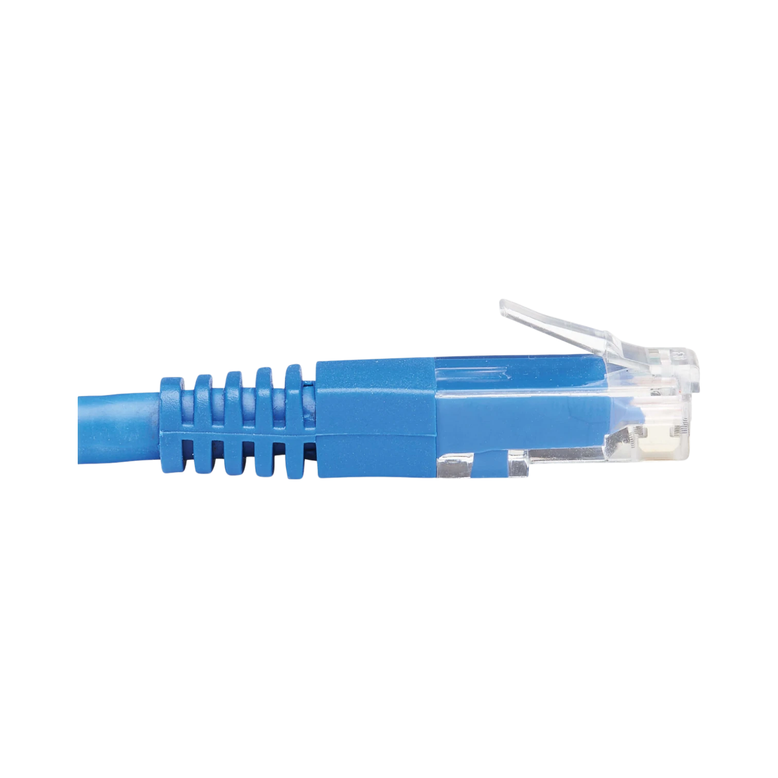 Tripp Lite Right-Angle Cat6 Gigabit Molded UTP Ethernet Cable (RJ45 Right-Angle M to RJ45 M), Blue, 20 ft. (6.09 m) — Being Shipped