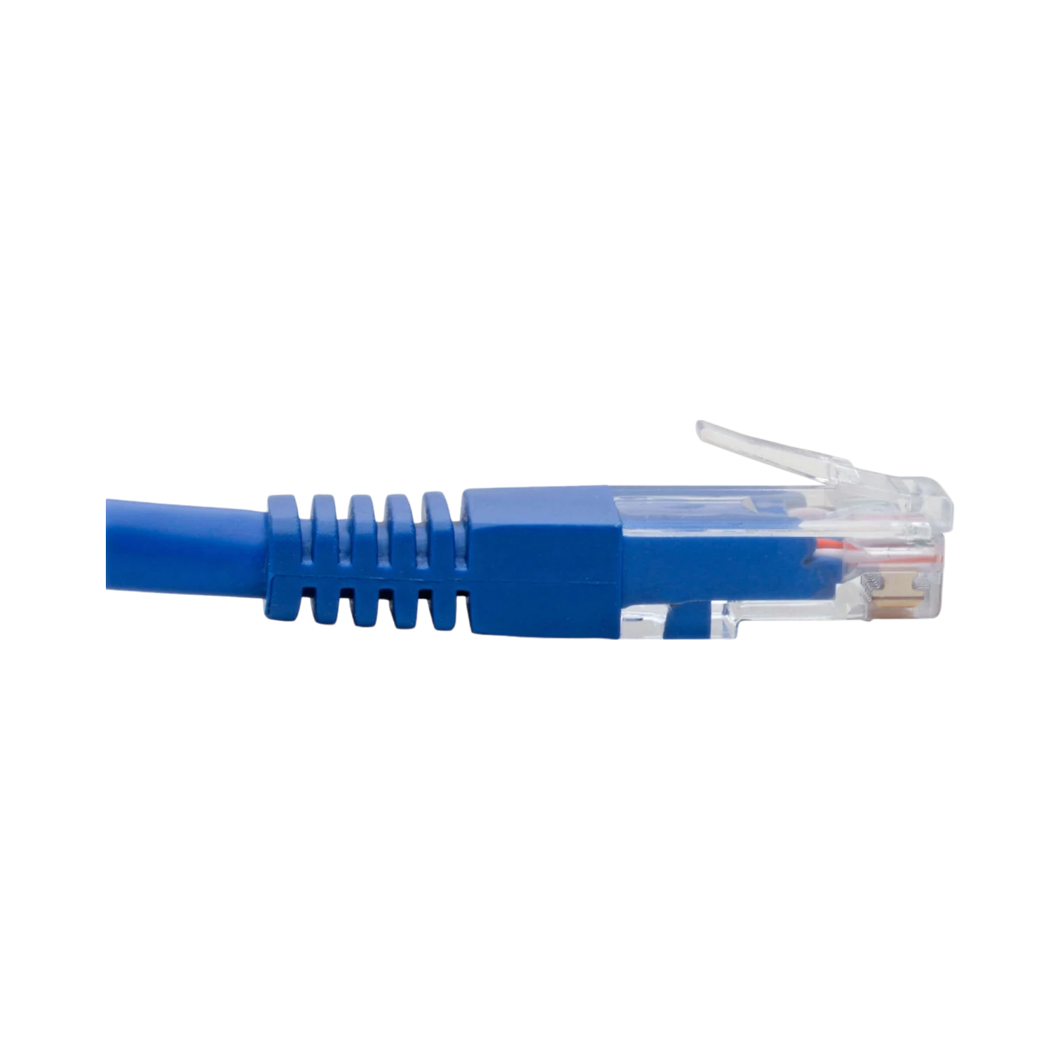 Tripp Lite Right-Angle Cat6 Gigabit Molded UTP Ethernet Cable (RJ45 Right-Angle M to RJ45 M), Blue, 1 ft. (0.31 m) — Being Shipped